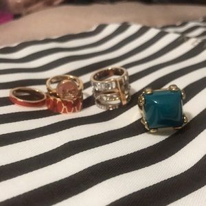Henri bendel and Marc Jacobs rings